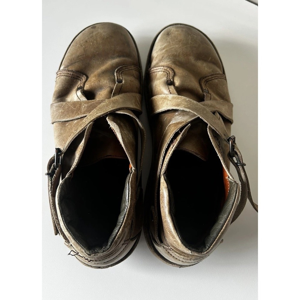 Trippen A. Spaeth / M. Oehler Distressed Brown Leather Straps - Picture 3 of 13